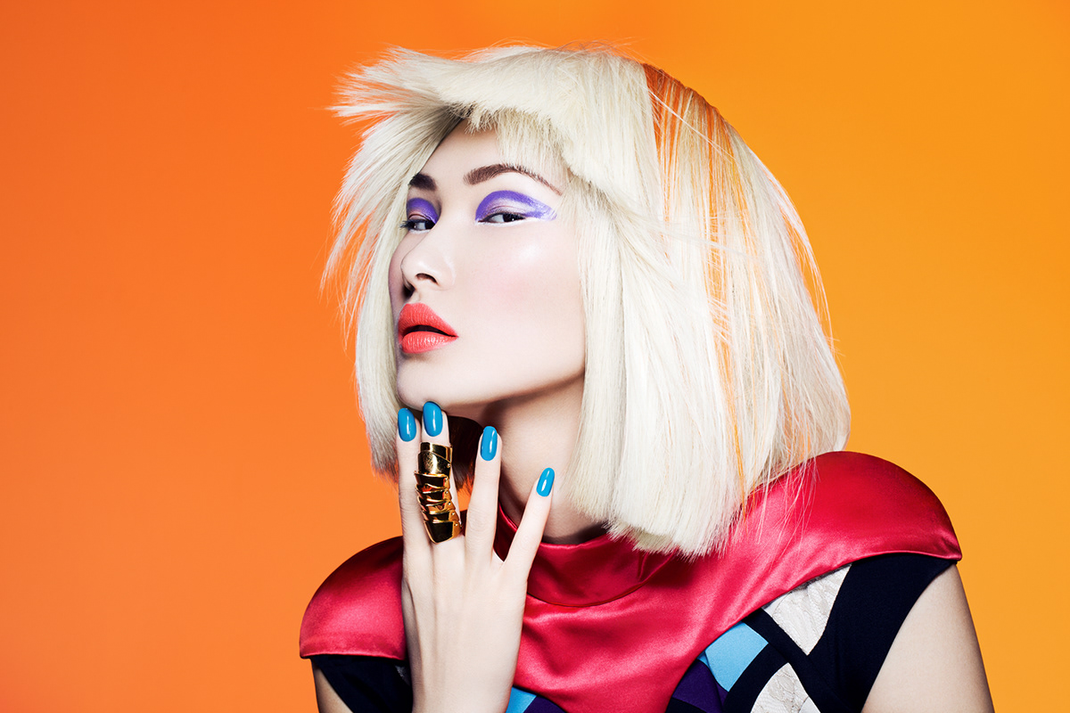 editorial highlights yulia gorbachenko Gabriele Monte magazine photoshop makeup styling  beauty Fashion 