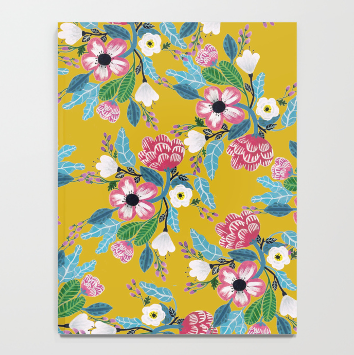 gouache textile design  Surface Pattern design pattern design  Illustrator floral floral pattern Flowers Nature