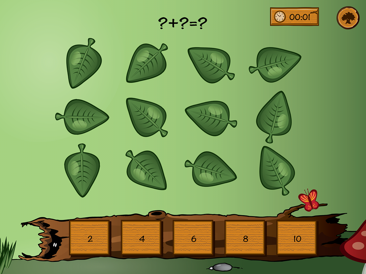 mingo iPad iphone game graphics Character undereken daniel ek kids math cartoon wood