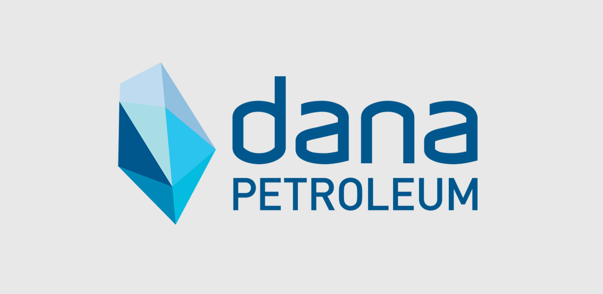 Dana Petroleum oil rock 3d logo