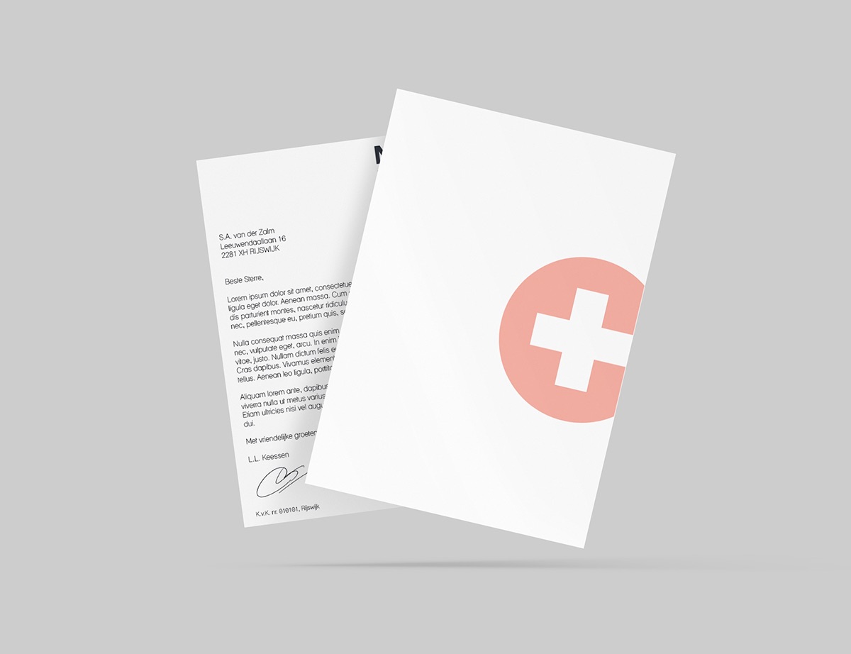 mood pink letter conceptstore envelope card