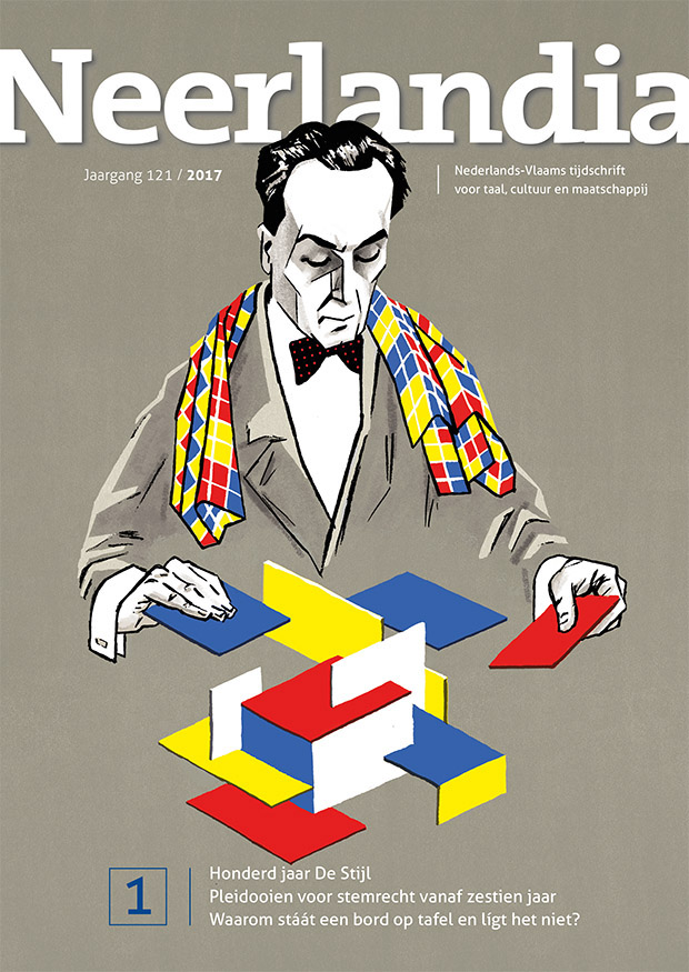 Neerlandia Theo Van Doesburg 100 year de stijl Isometric geometric 100 jaar Magazine Cover stijn felix stijnfelix