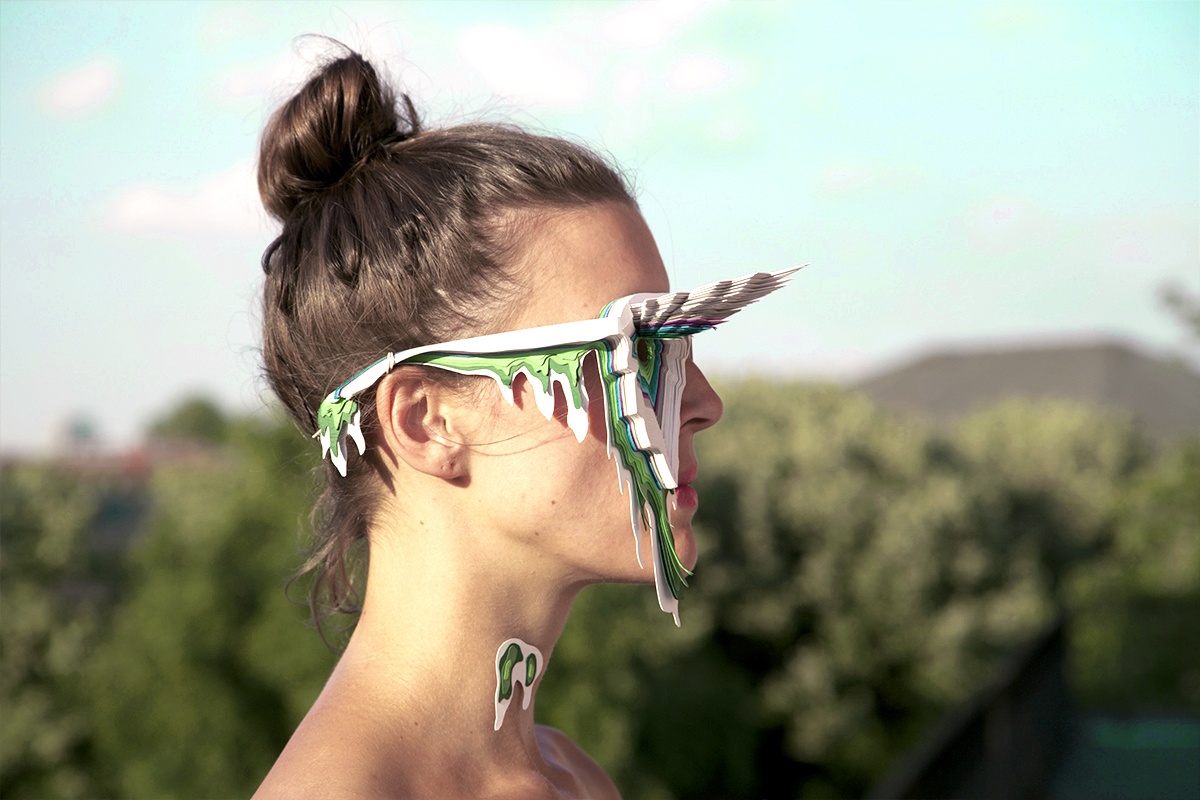 paperdesign paper cut My Paper Sunglasses Fashion asseccoires Somos Gallery Berlin Keen On Mars