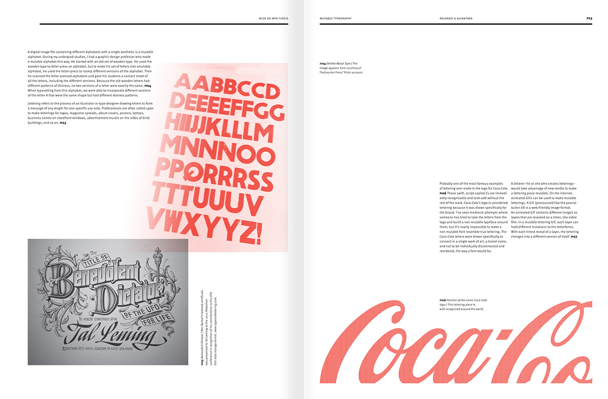Mutable Typography  typography  mutable  Fonts  typefaces geometric  modular  modular typography