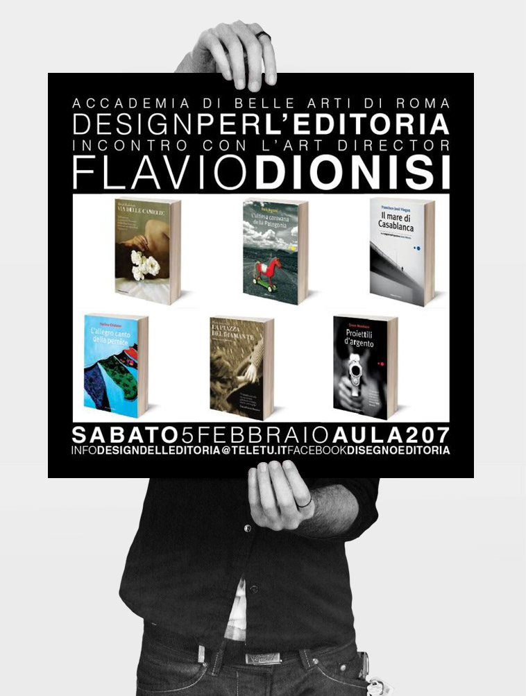 Art Director Flavio Dionisi Francesco Mazzenga accademia di belle Arti Roma editoria