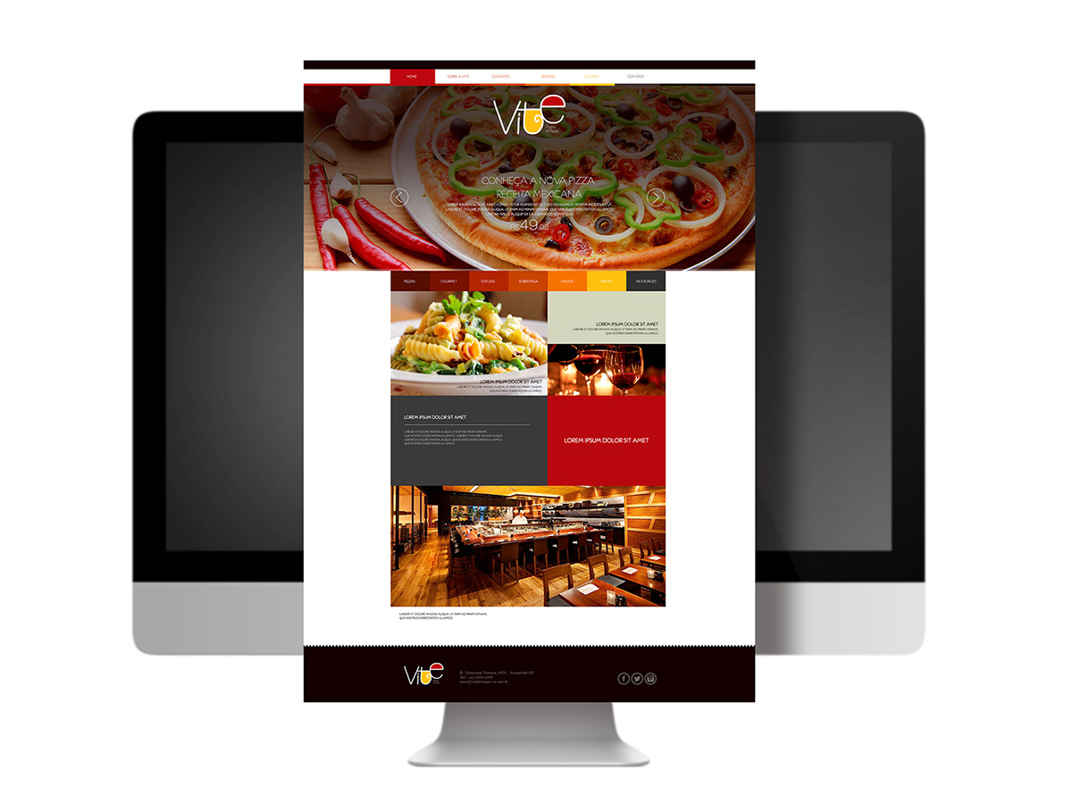 Vite restaurant Culinary marca restaurante Pizza chef Food 