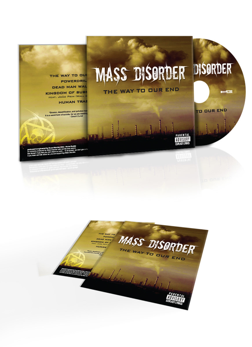 MASS DISORDER cd case card sleeve