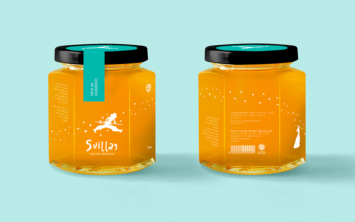 ELISAVA PACK elisava honey Packaging Prehistory Aragon Nature natural miel heritage