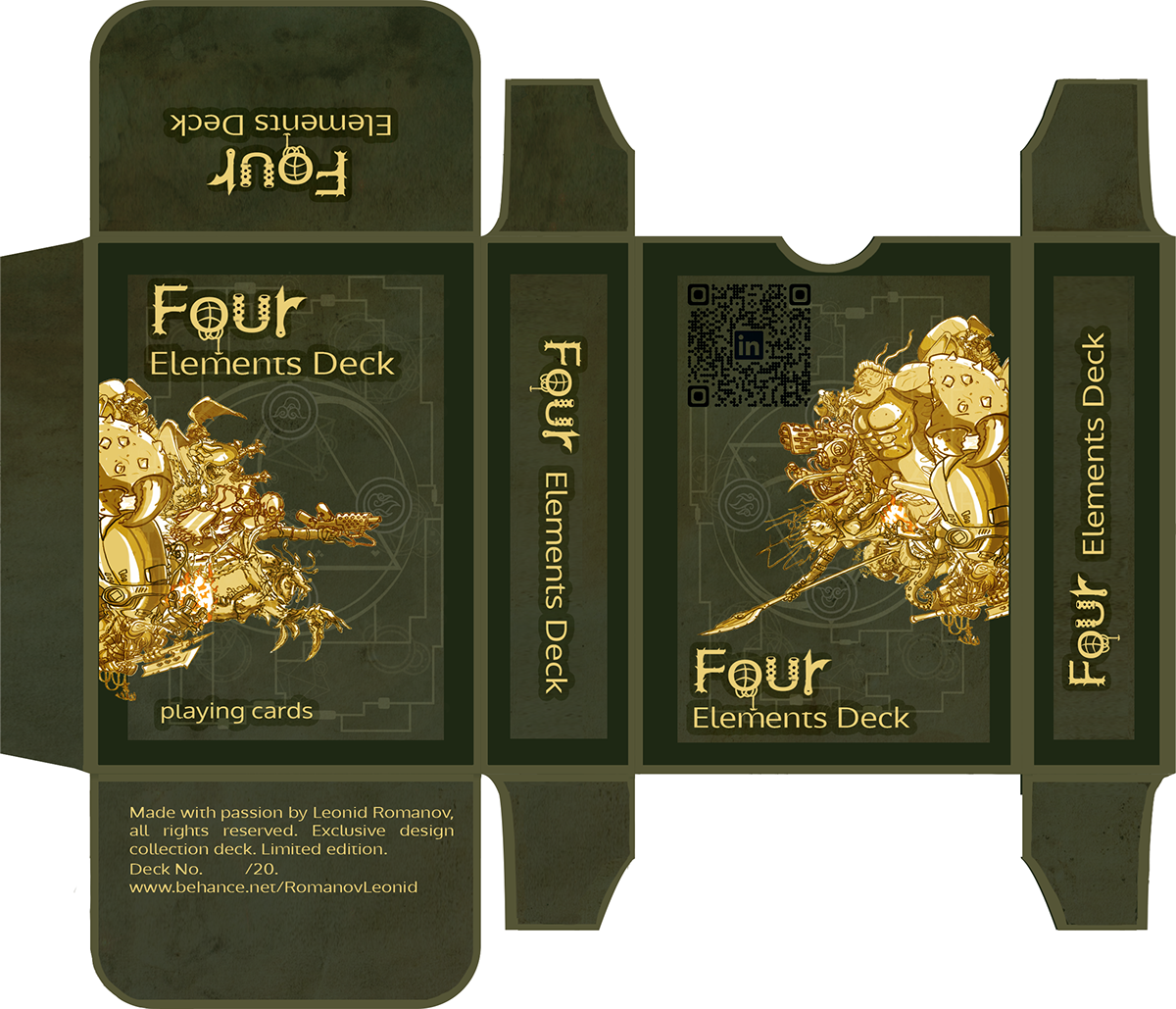 Romanov Poker deck card design STEAMPUNK fantasy elements ILLUSTRATION  characters