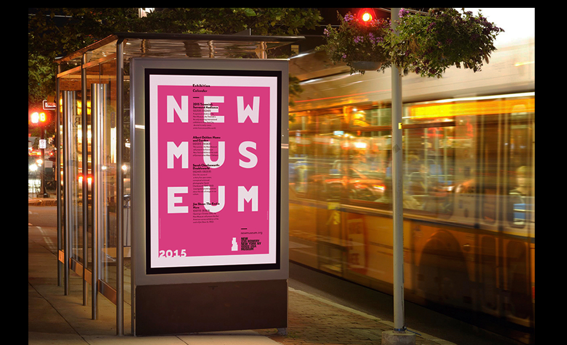 new museum Exhibition  poster pratt nyc adamheisig