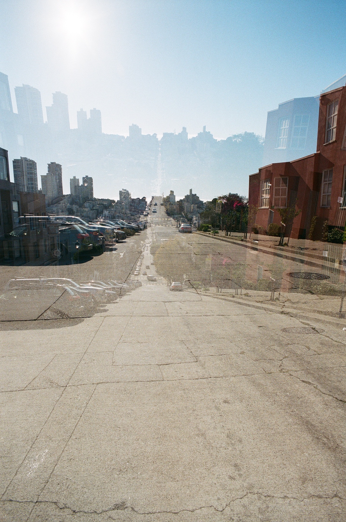 Melancholy Points of View revisited places Analogue SHIFT double exposure angle Memory