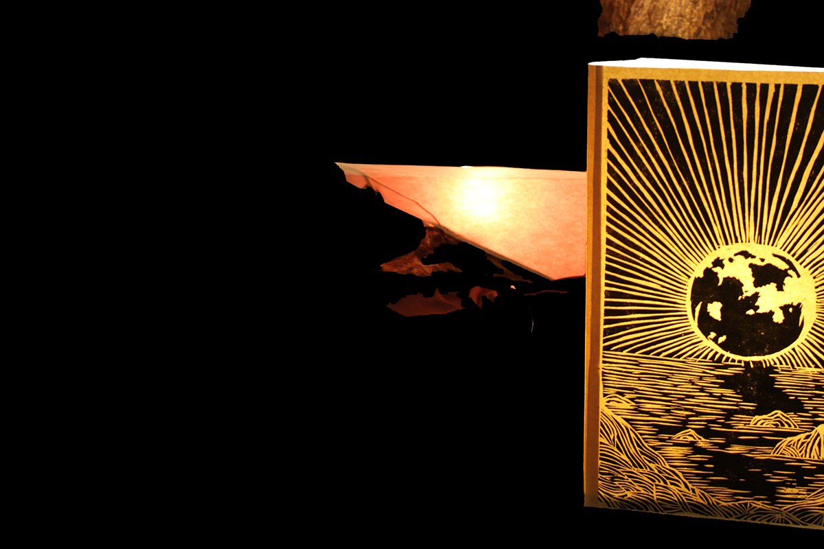 print-making lamps design pendant emboss collagraph light shade texture minithesis