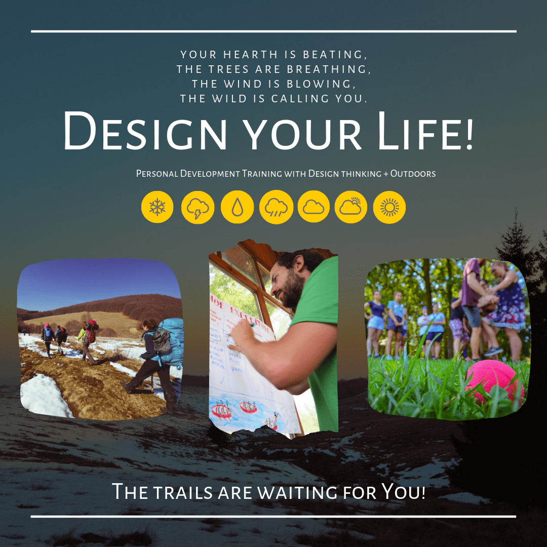 Design your life Training Course infopack design ILLUSTRATION  digital photography 