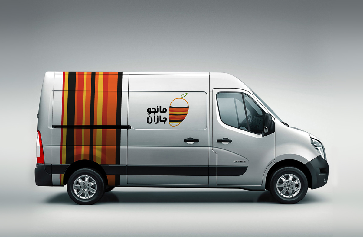 Mango Saudi Arabia store fruits vegetables juice delicious vendor design logo slogan