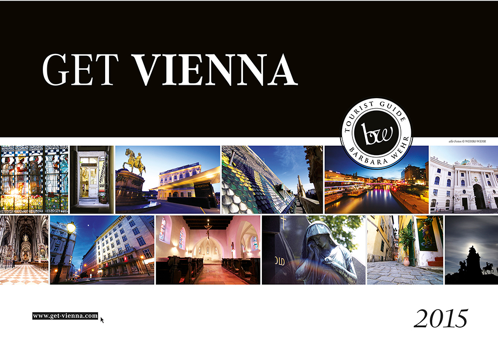 vienna tourist guide Barbara Wehr logo web site folder book flyer Coupons Fotos