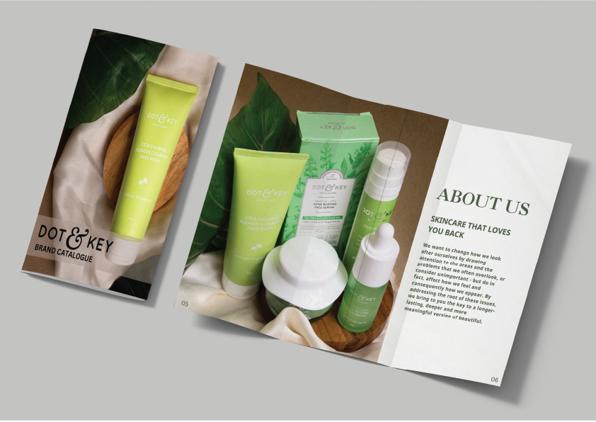 Product Photography Skincare Products Catalogue magazine brochure