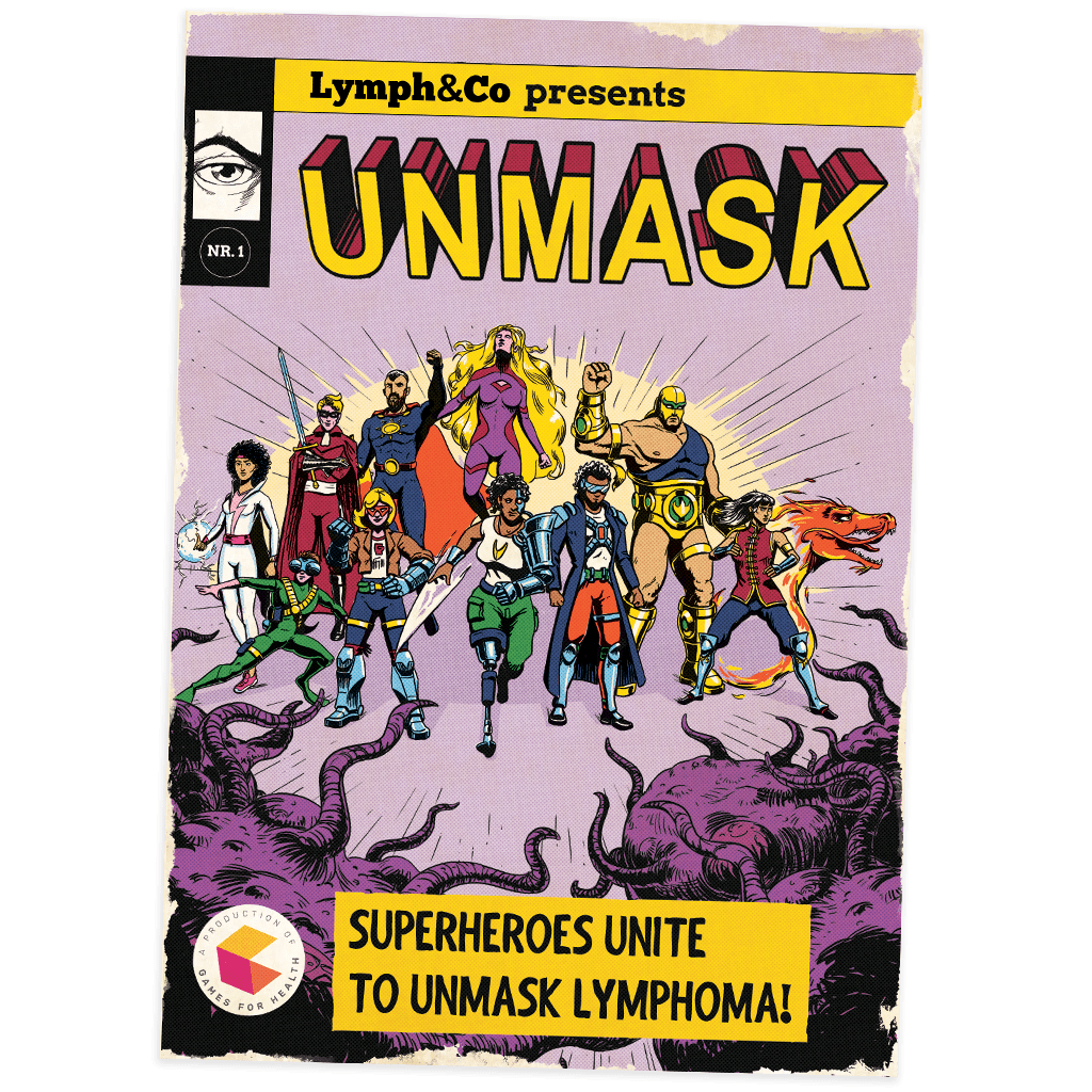 comic Lymphoma unmask