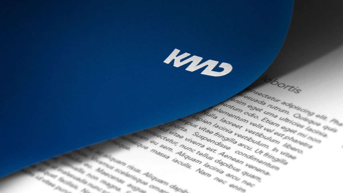 kmd china  brazil brand  identity logo sign  folder business card Stationery clean machinery binding  identidade marca