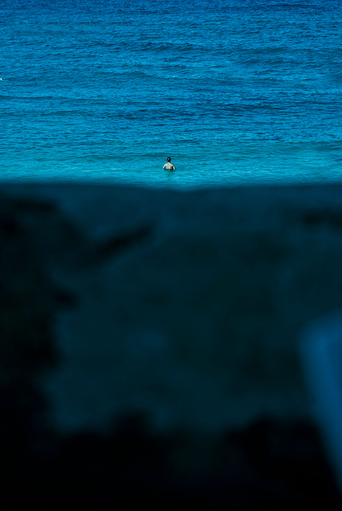 Italy  Puglia photographer beach blue raw
