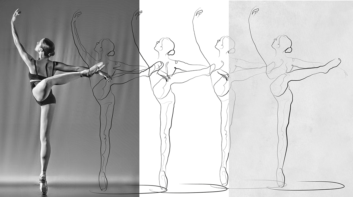 Ballerina, Drawing by Leyla Aliyeva | Artmajeur