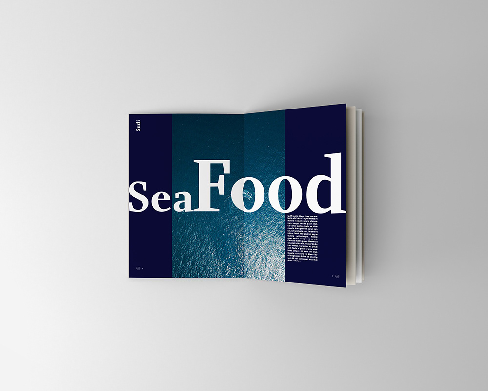seafood branding  design fish Food  logo identity art digitalart highlight