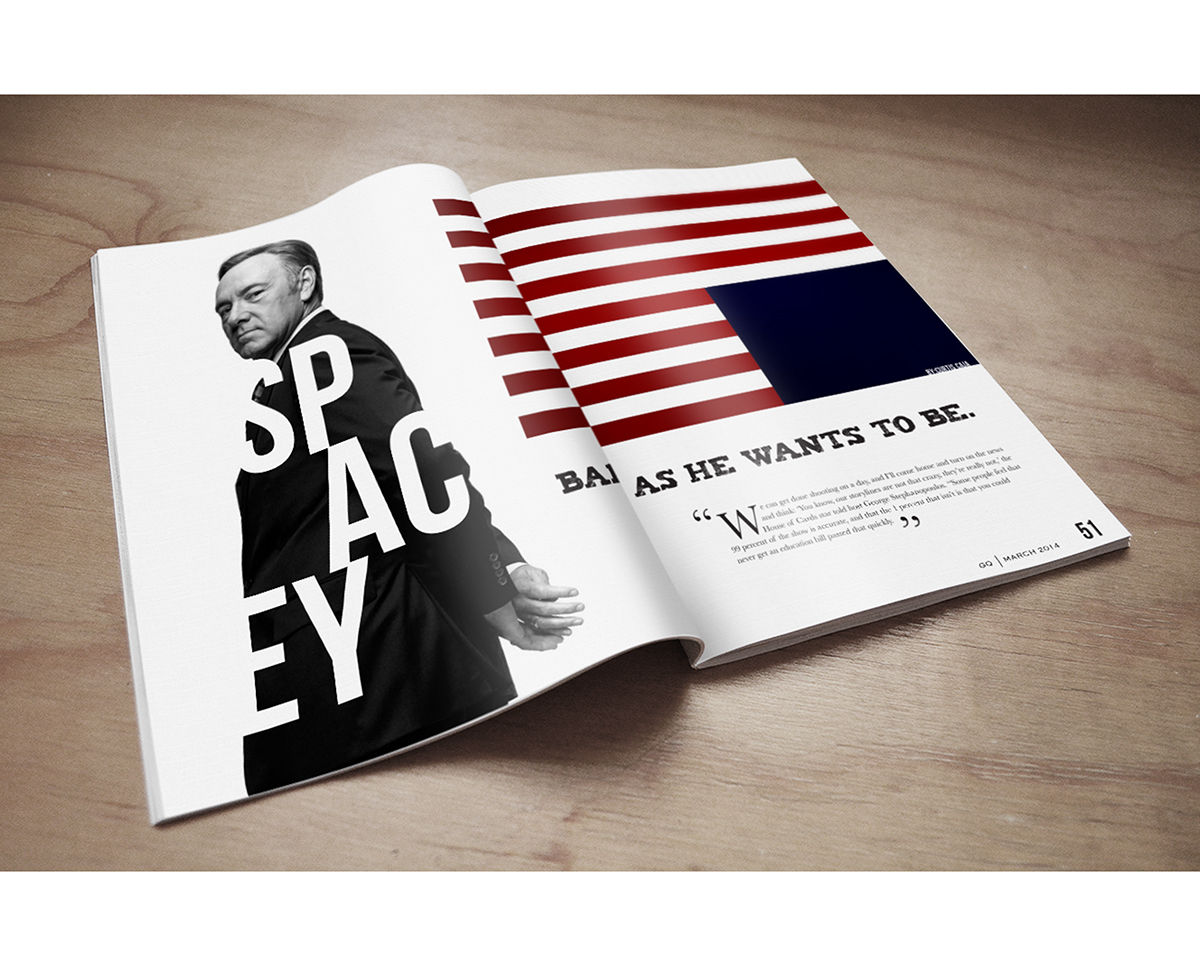 GQ editorial Kevin Spacey