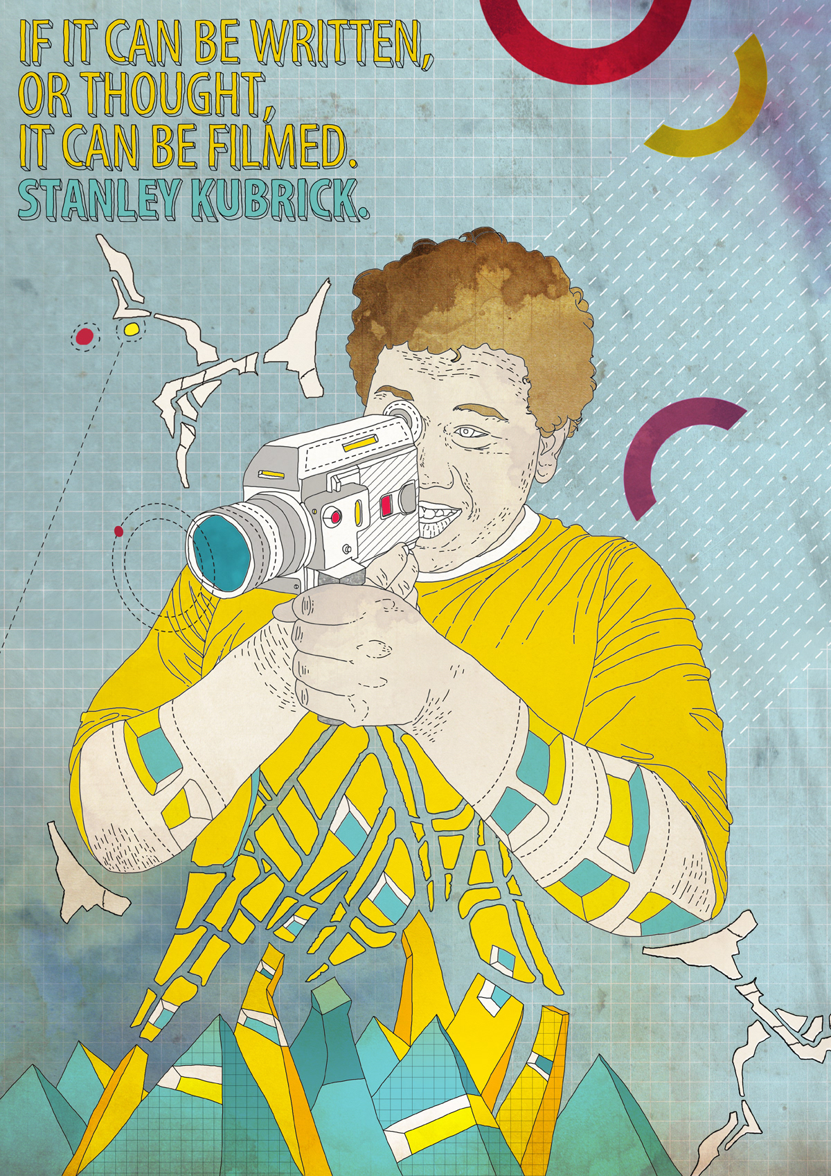 poster  stanley Kubrick print graphic design