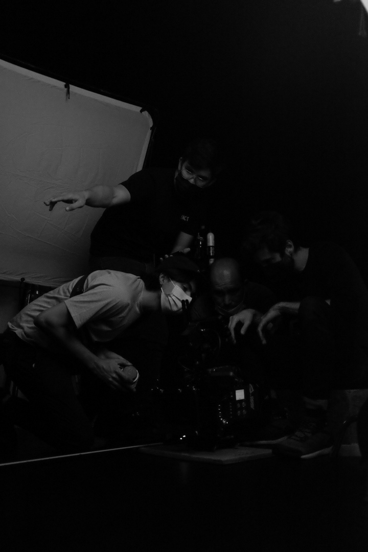 behind the scenes black dark lightroom Photography  photoshoot White