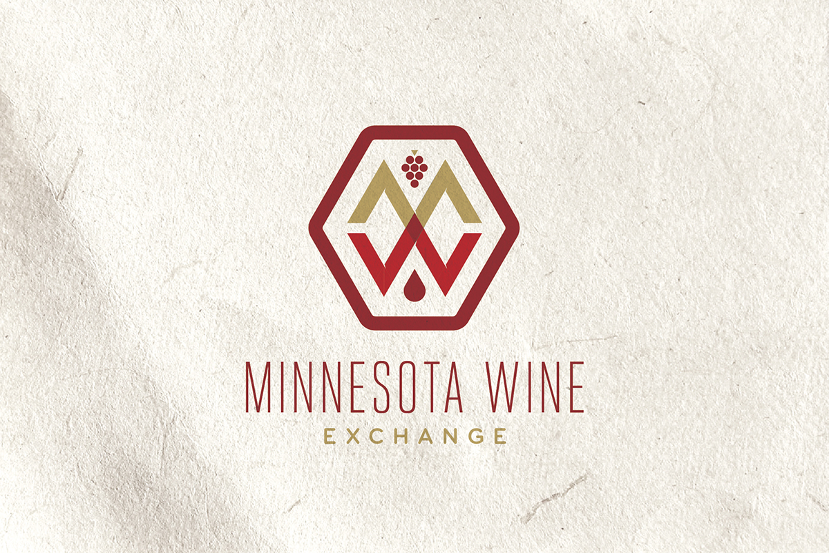 wine  duluth  Minnesota  identity  wine bar logo