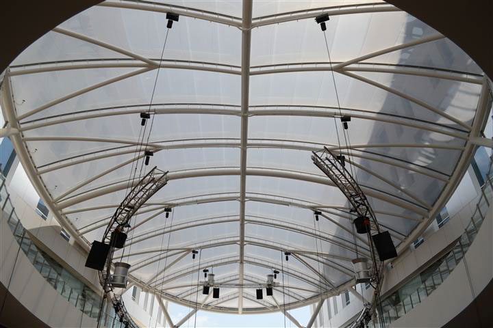 ETFE makmax fabric structure roof canopy shade structure