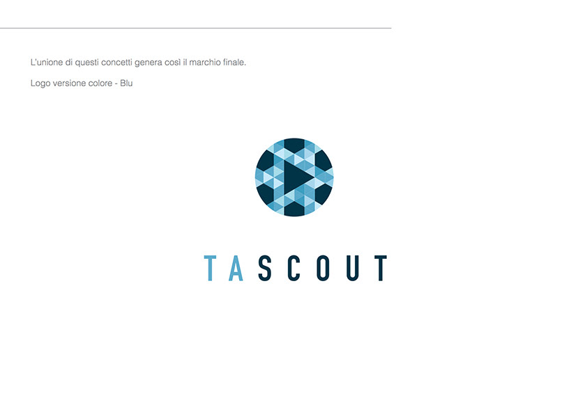football social media tascout Logo Design Startup Italy