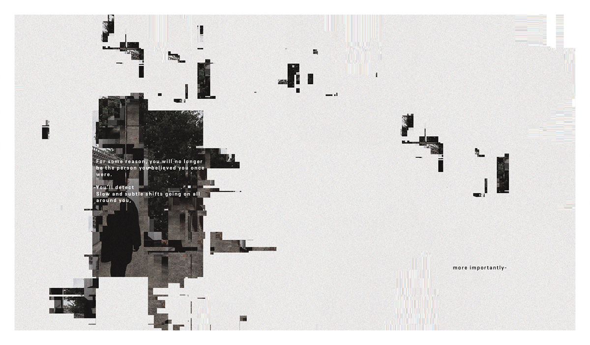 distort publication House of Leaves photoshop experimental type minimal