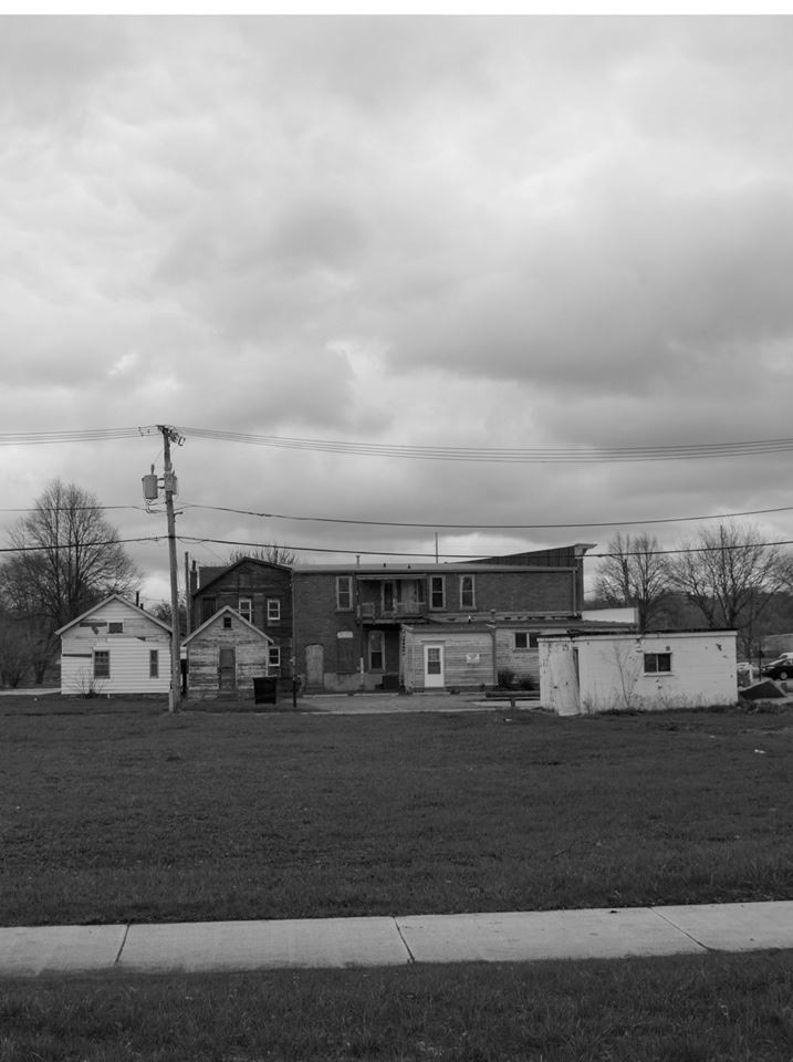 #abandoned #town #blackandwhite