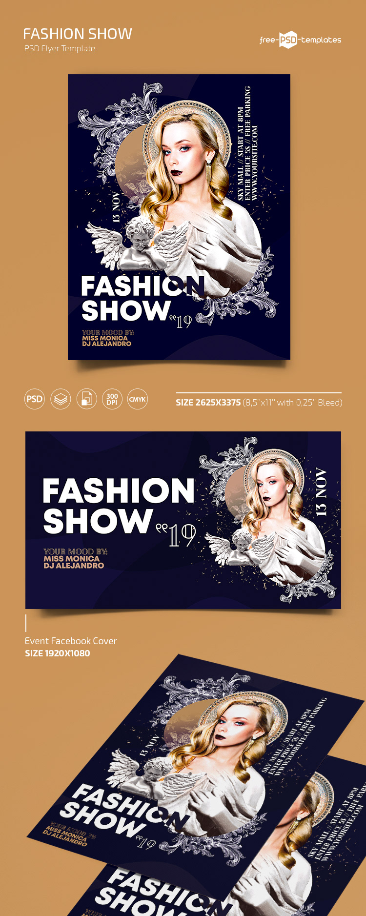 Free Fashion Show Flyer Template In Psd On Behance
