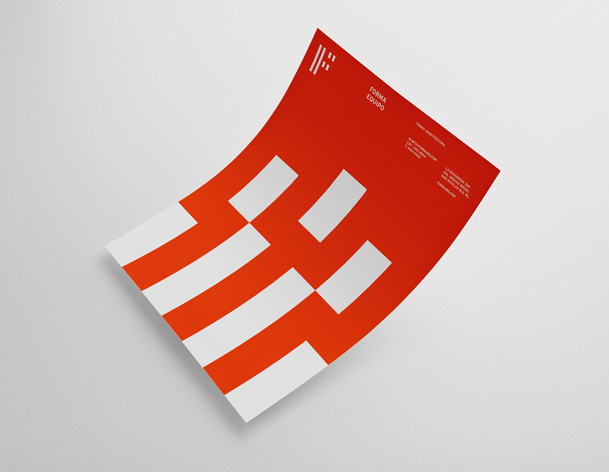 brand forma about design logo orange architects