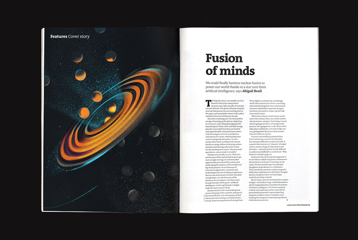 ada zielinska cover design fast company future ILLUSTRATION  new scientist Poster Design press ilustration sci-fi Space 