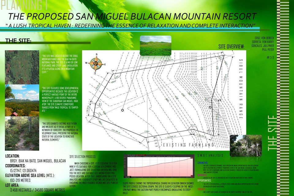 mountain resort Cut and fill