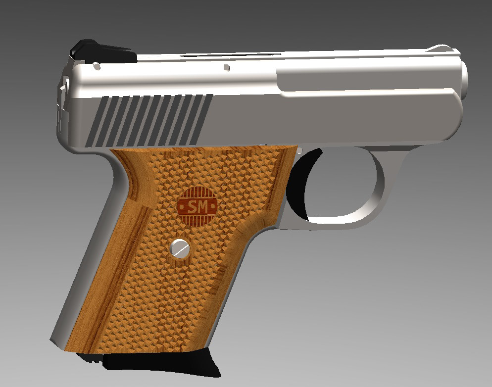 pistol design Arma de colección diseño vintage Herencia histórica Ingeniería creativa