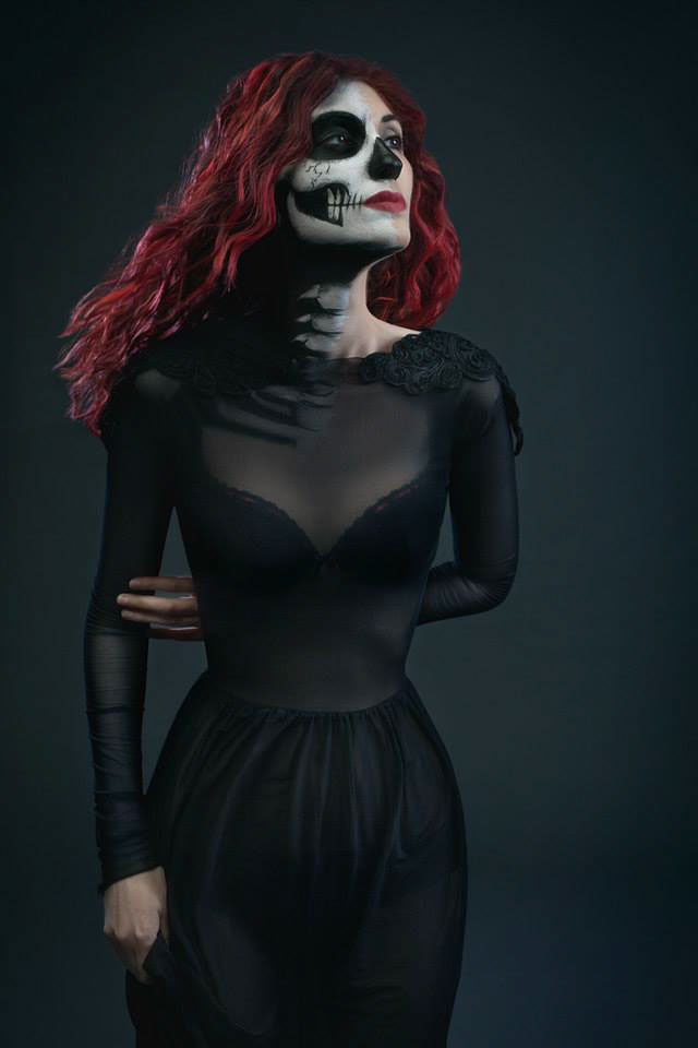 song Volbeat skeleton Make Up make up art red hair red