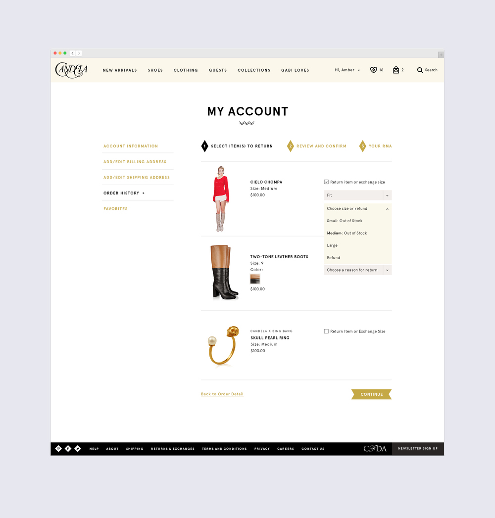 e-commerce Web Design  mobile UI/UX Fashion 