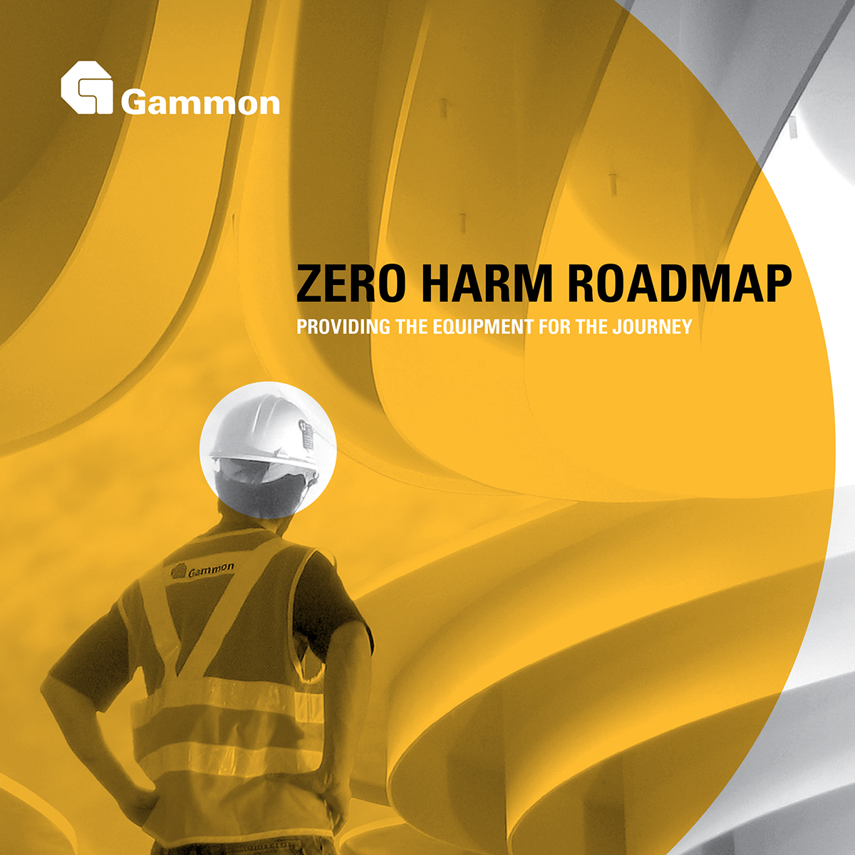 Gammon Construction brochure design Zero Harm 