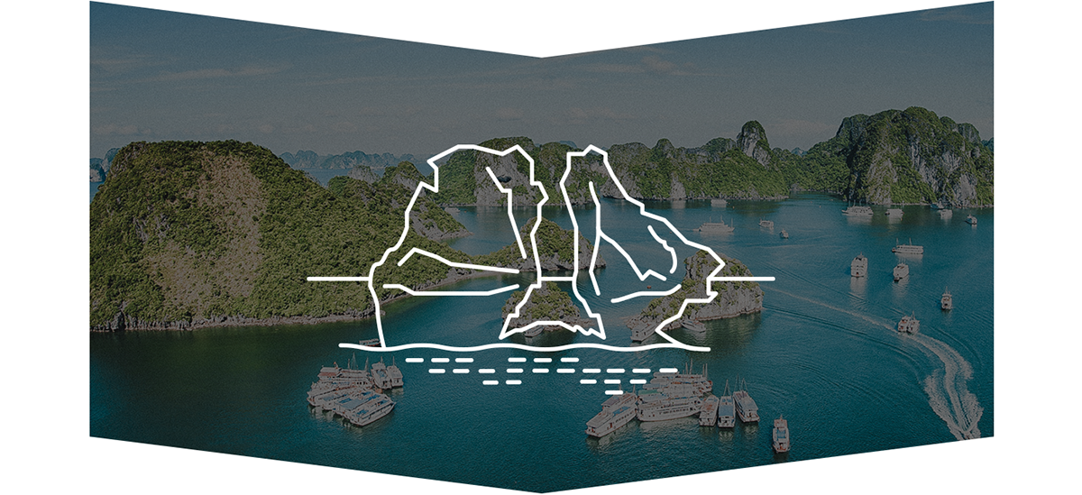 free vietnam Travel icons Badges Pack download flat zinp heritage site touristic vietnamese iconicVietnam