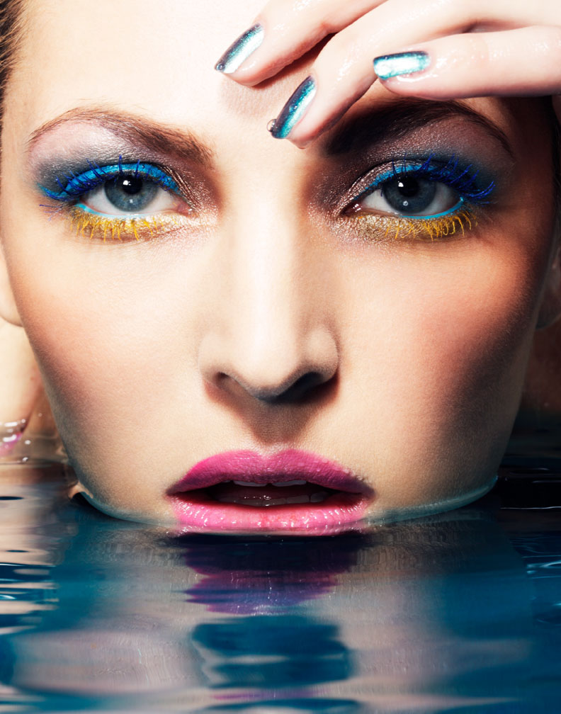 chanel  water  Makeup  beauty  closeup