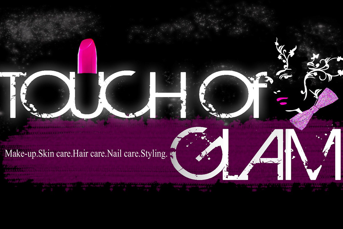 touchofglam logo business card