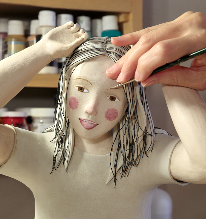 portraits sculpture hand sculpted clay illustration clay