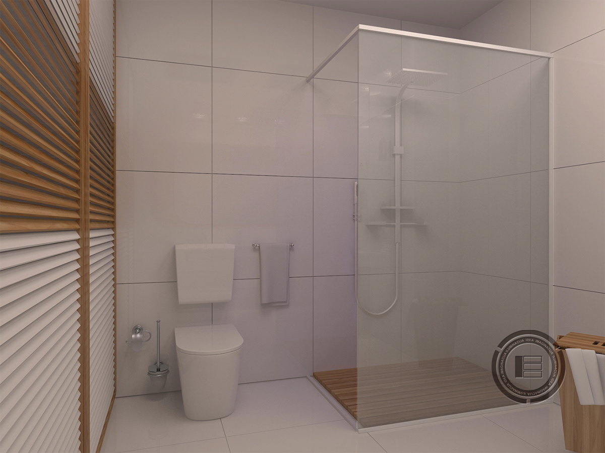 Igor Vasilevski Interior bathroom 3D Render visualization apartment