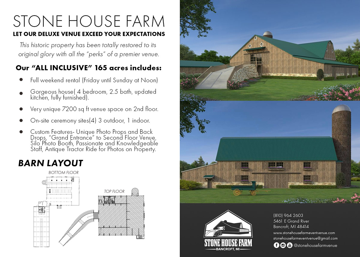 Full Branding Stone House Farm On Behance