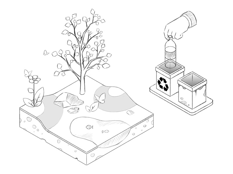animation  Ecology environment infographic Isometric lottie  Nature pollution recycling Web