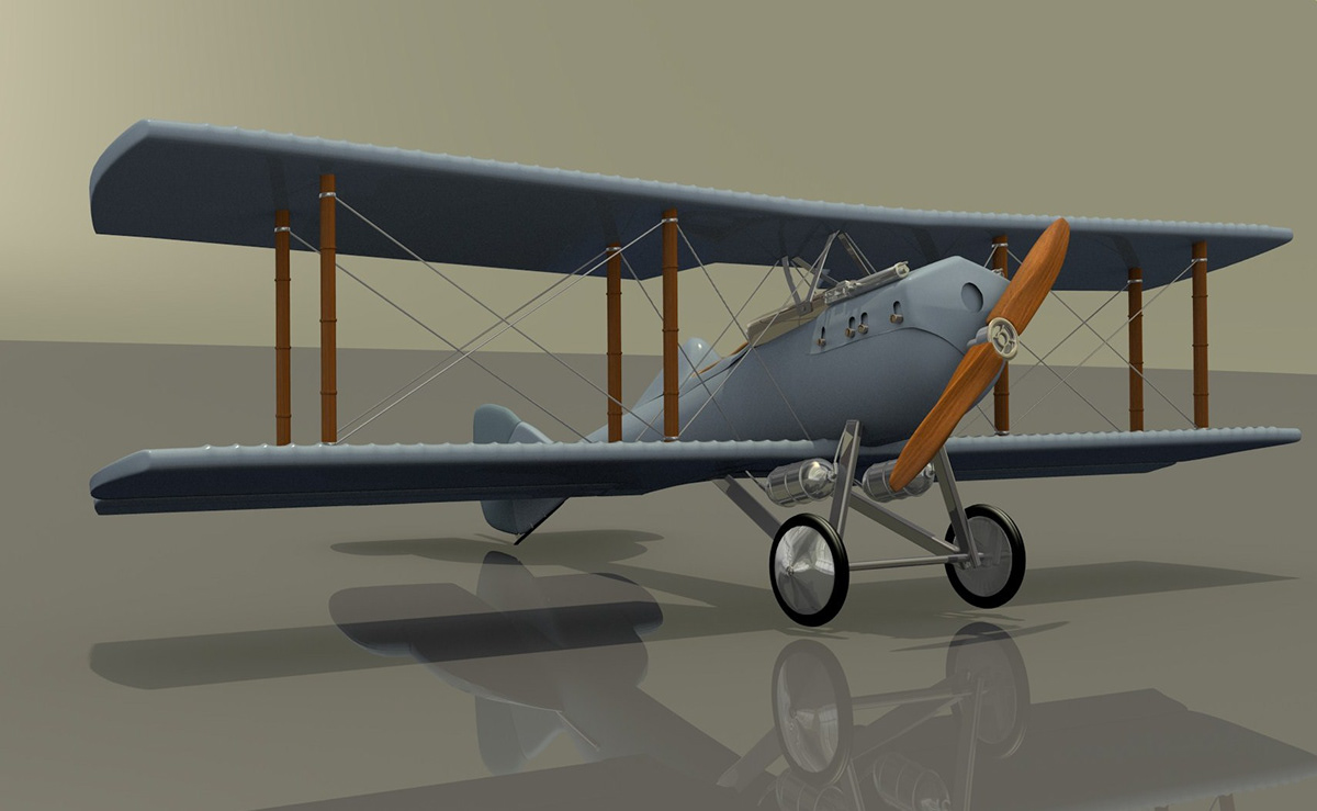 Aircraft avioneta blender Modelação Modelação 3D 3D modeling