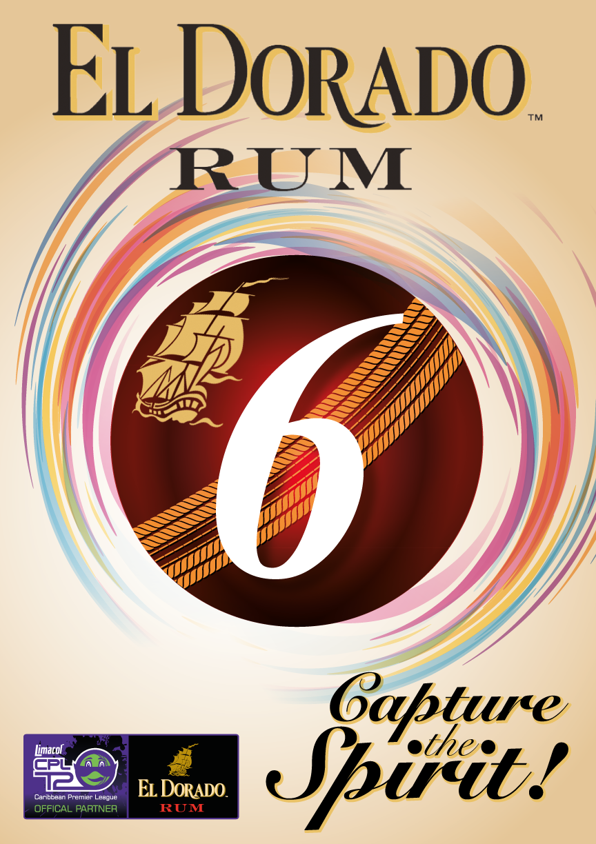 El Dorado Rum el dorado Caribbean Premier Leage T20 CPL T20 Cricket Trinidad Barbados Ballista! Caribbean Rum Promotion